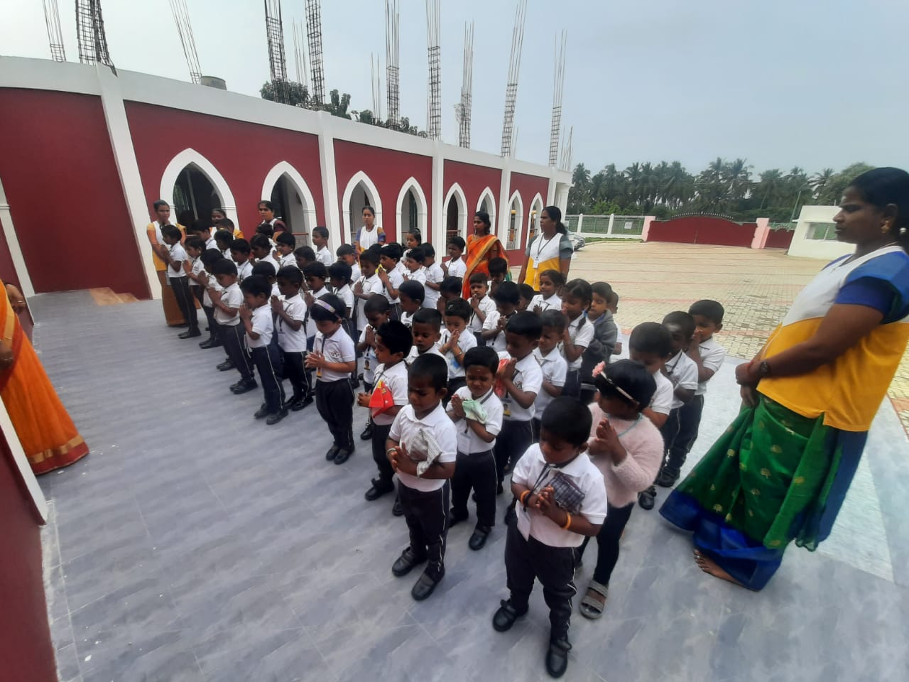 sri andavar school ASSEMBLY ACYIVITY photos
